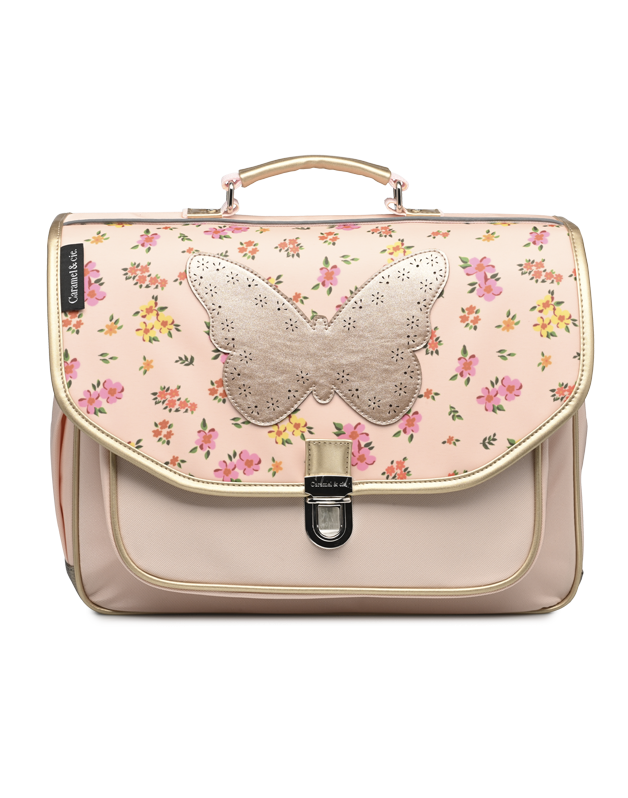 Cartable moyen Liberty Butterfly rose