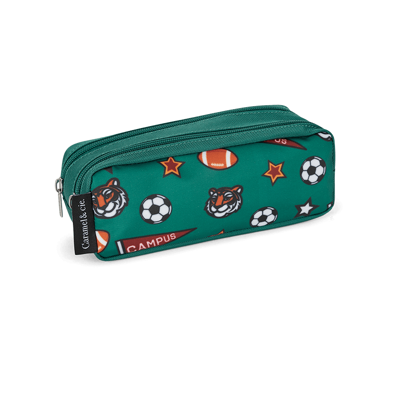 Trousse double Académie Vert