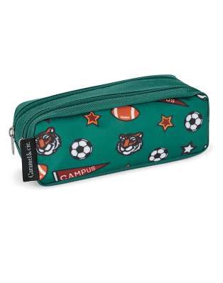 Trousse double Académie Vert