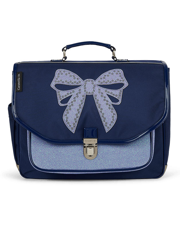 Cartable moyen Lady bleu