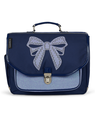 Cartable moyen Lady bleu