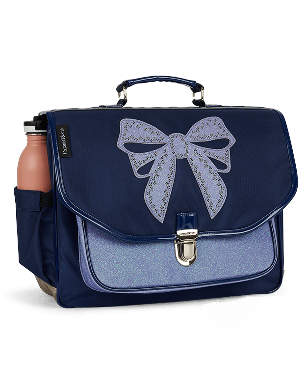Cartable moyen Lady bleu