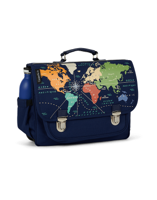 Medium schoolbag World Map