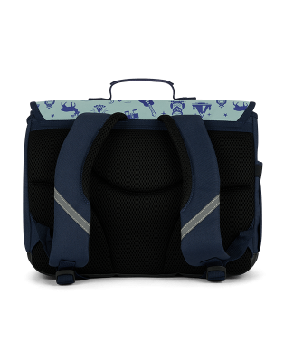 Cartable moyen Wild Trip Bleu