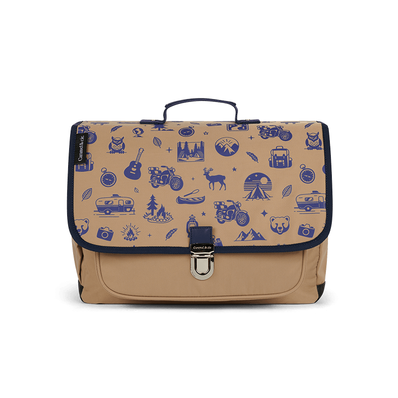Cartable moyen Wild Trip Marron