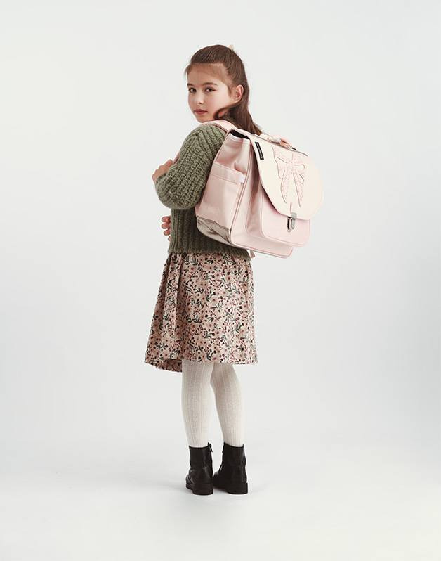 Cartable moyen Lady rose