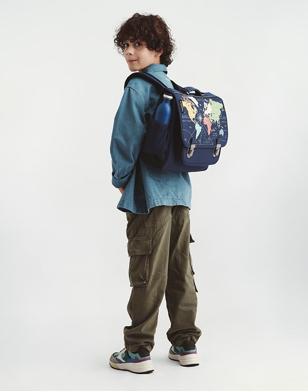 Cartable moyen Mappemonde