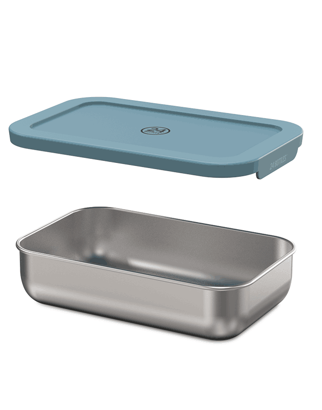 Powder Blue Lunch box