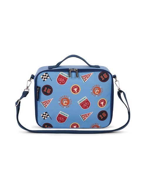 Lunch bag SPRINT CLUB bleu ciel avec motifs variés