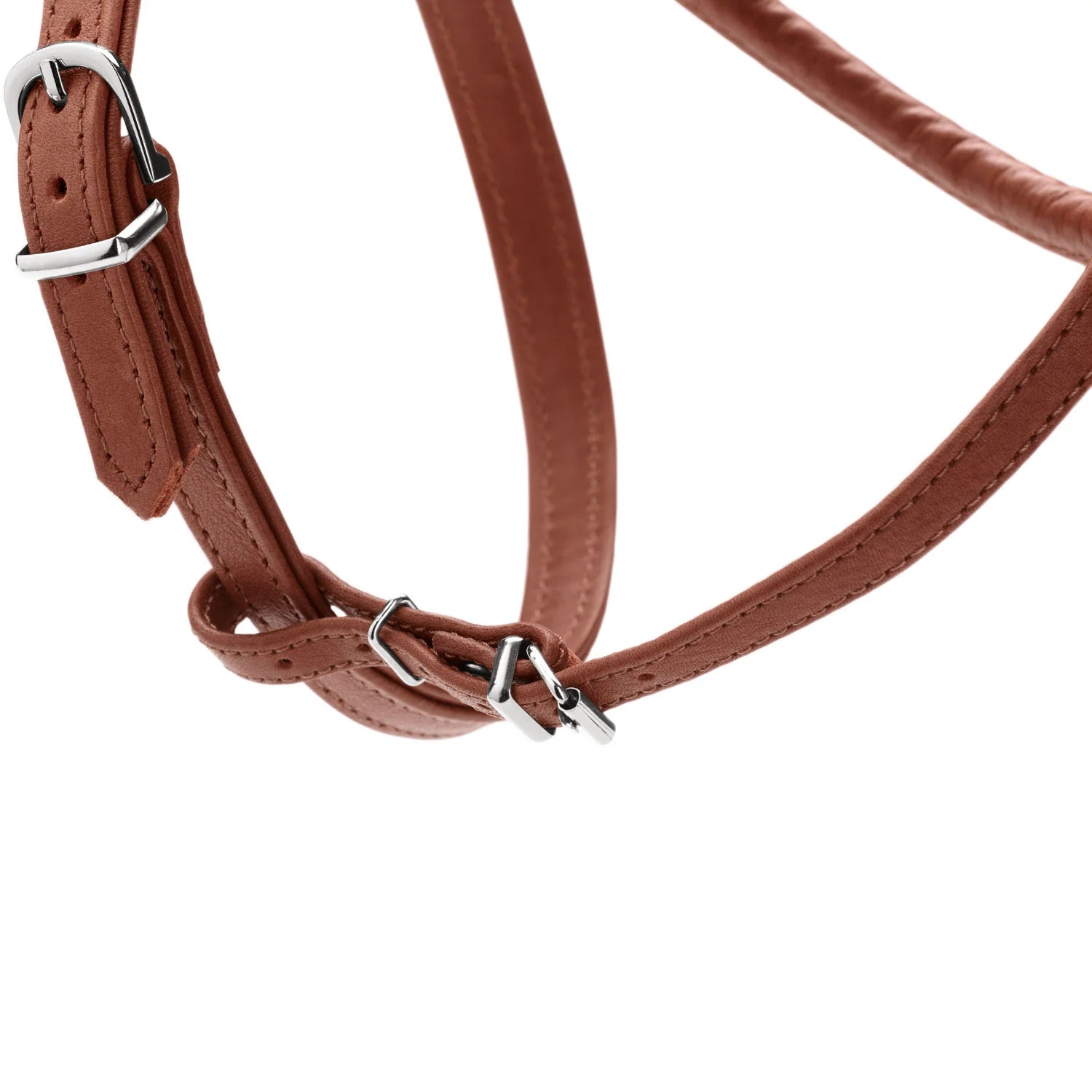 Harnais pour Chien en Cuir Cognac –  XXS-XS Caramel & cie
