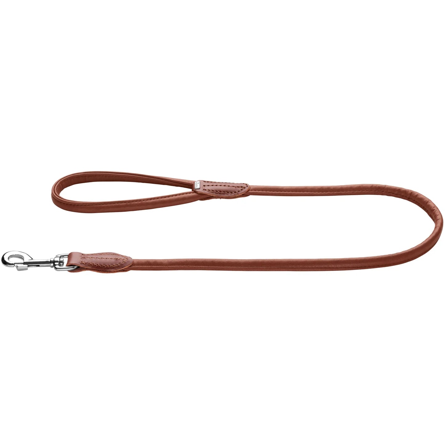 Laisse pour chien en cuir marron Caramel & cie