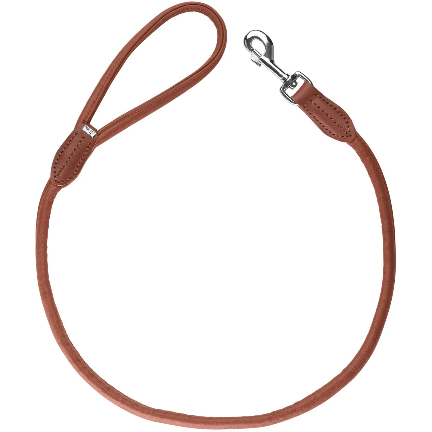 Laisse pour chien en cuir marron Caramel & cie