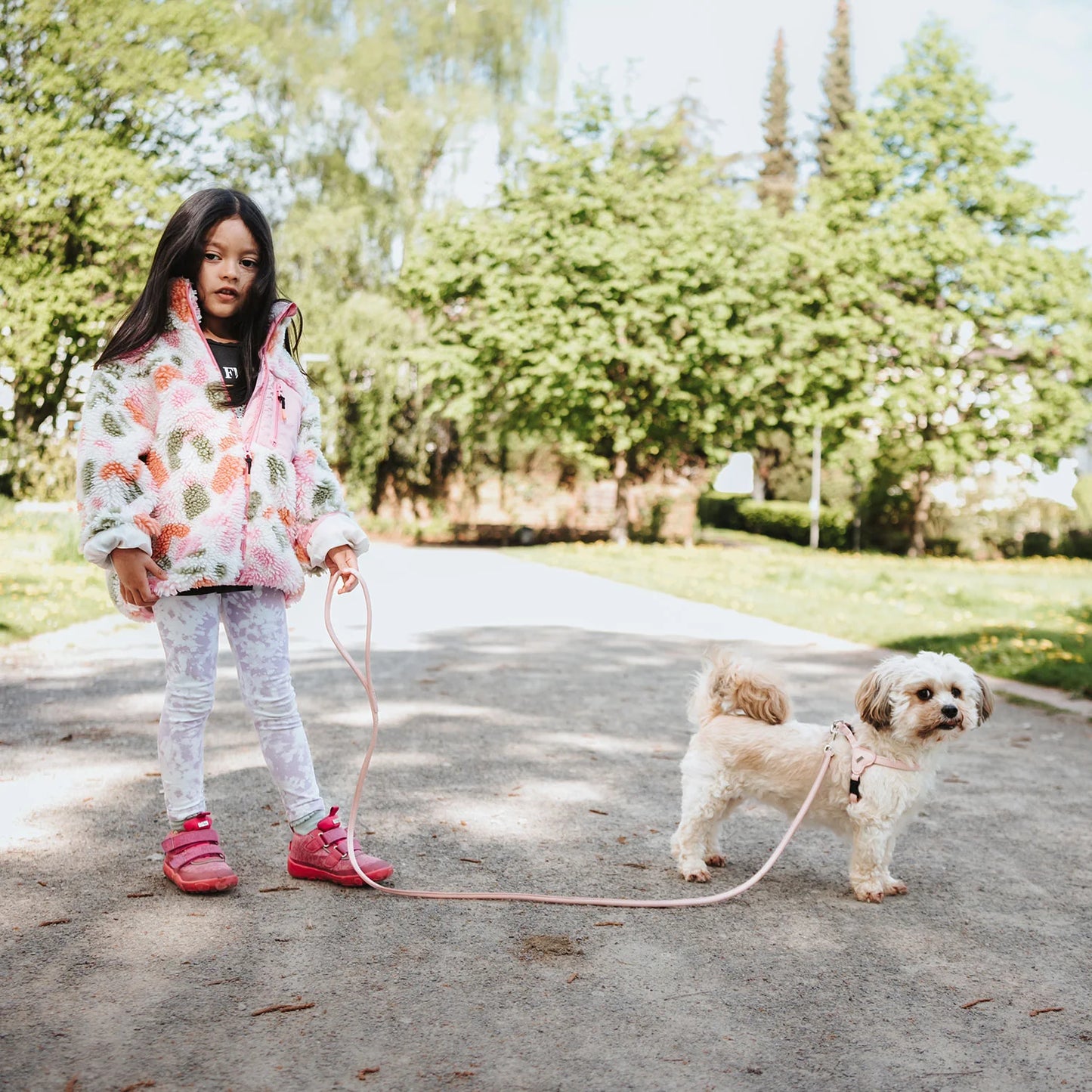 Harnais pour chien rose – XXS-XS Caramel & cie