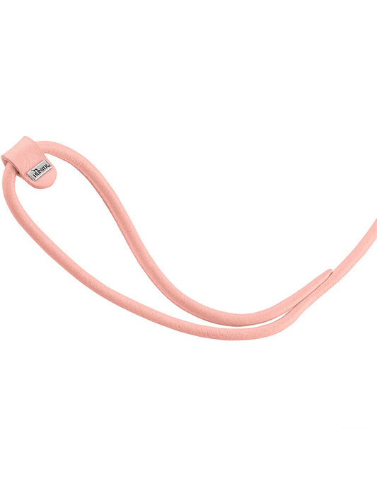 Laisse pour chien en cuir rose clair Caramel & cie