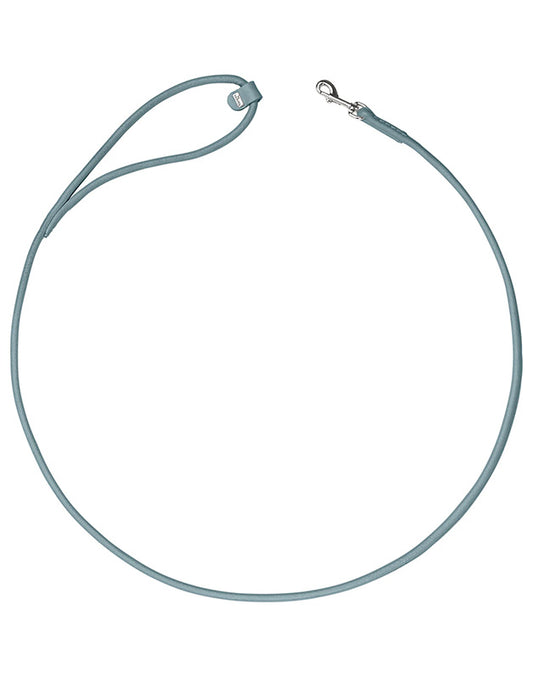 Laisse pour chien en cuir bleu clair Caramel & cie