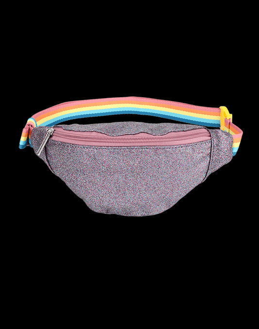 Sac Banane paillettes violet