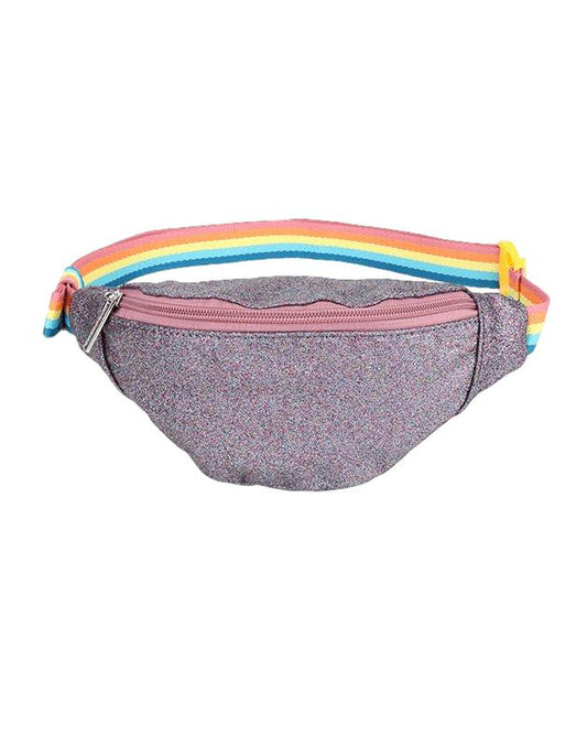 Sac Banane paillettes violet