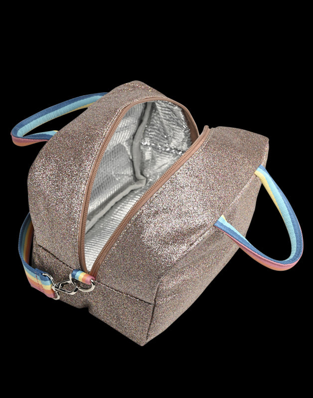 Sac repas Paillettes cuivre