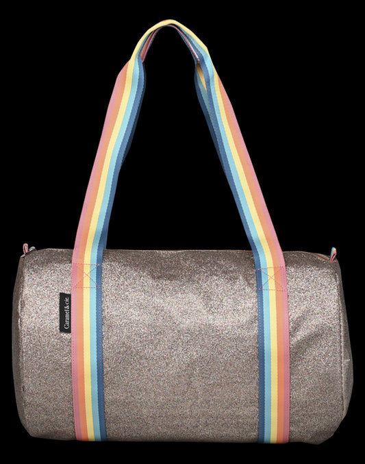 Sac Polochon Paillettes cuivre