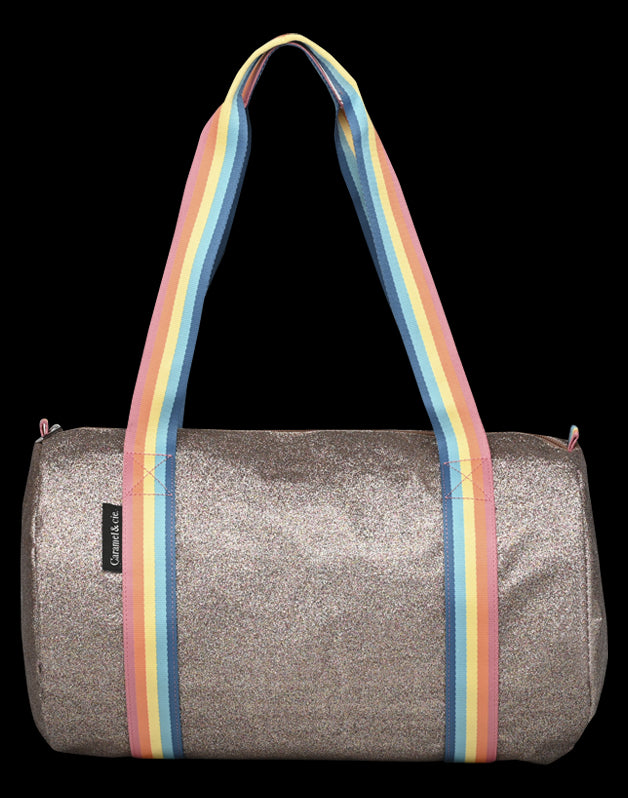 Sac Polochon Paillettes cuivre
