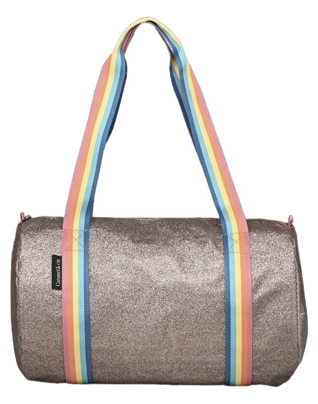 Sac Polochon Paillettes cuivre