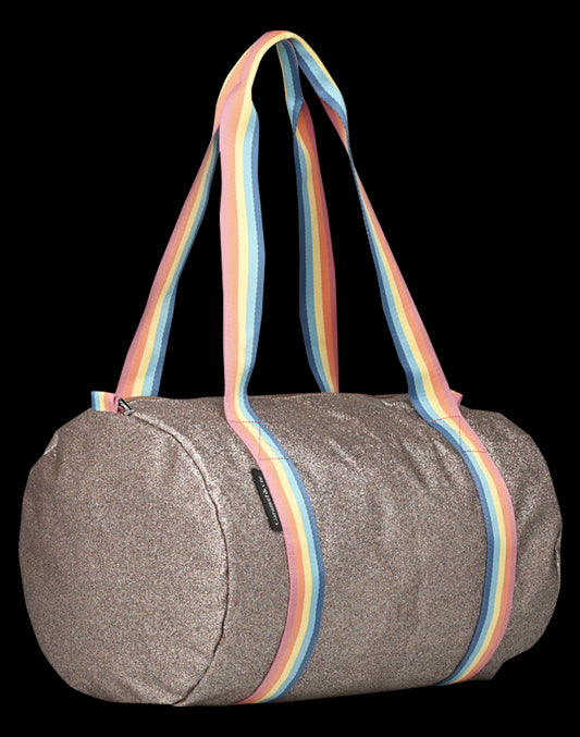 Sac Polochon Paillettes cuivre