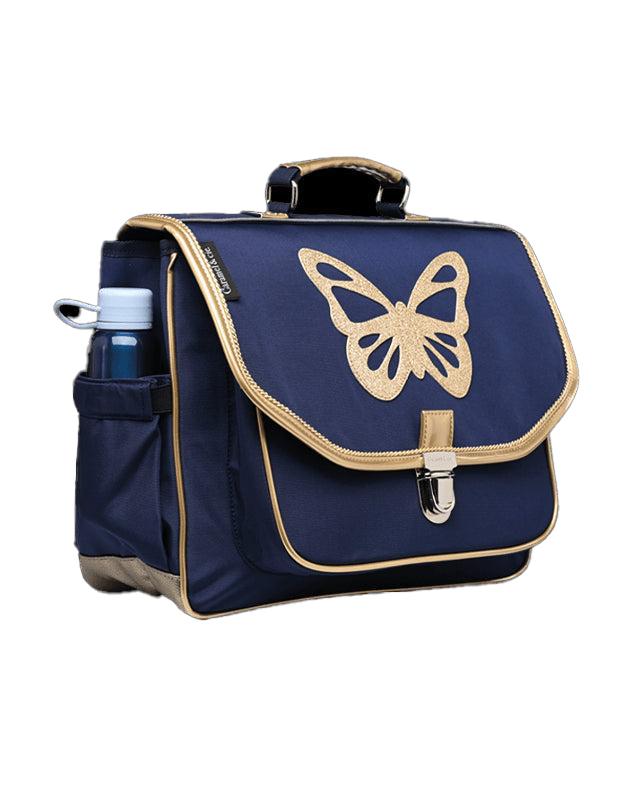 Cartable Moyen Papillon Bleu