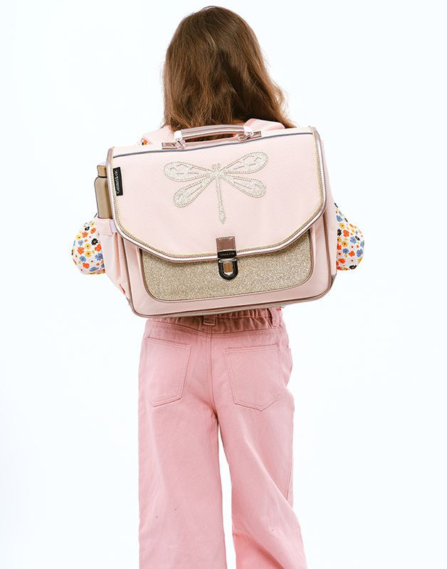Medium Pink Dragonfly Schoolbag
