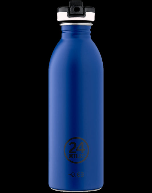 Gold Blue Water Bottle