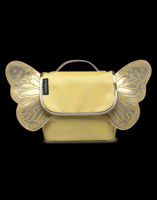 Sac papillon Irisé Jaune