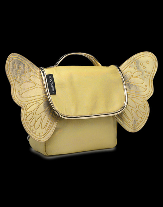 Sac papillon Irisé Jaune