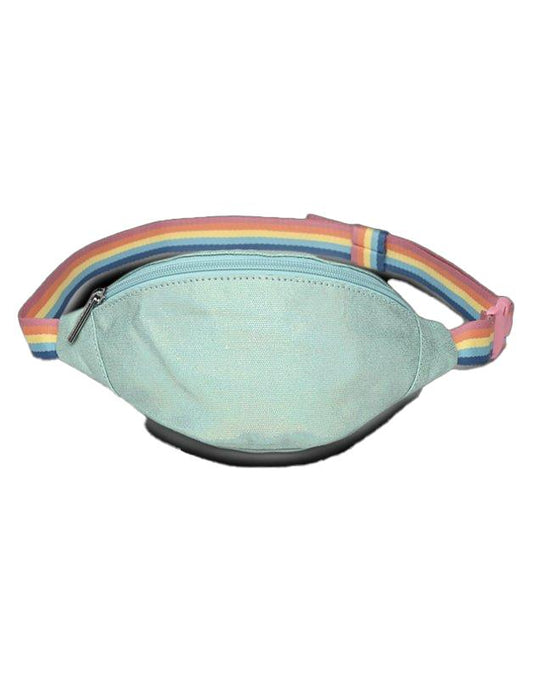Sac banane Irisé Bleu