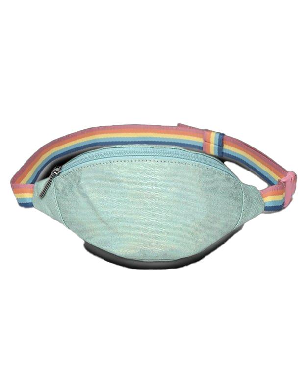 Sac banane Irisé Bleu