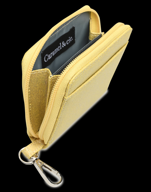 Porte-monnaie Irisé Jaune