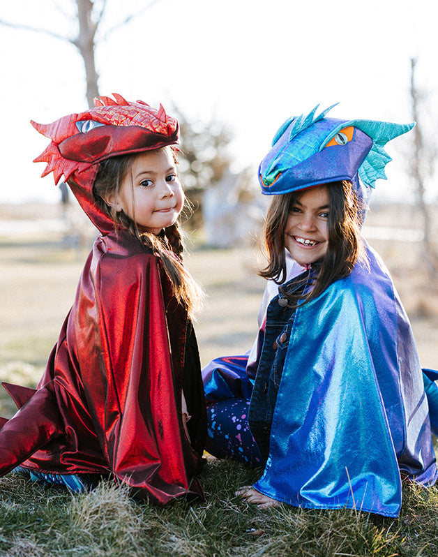 Iridescent dragon cape