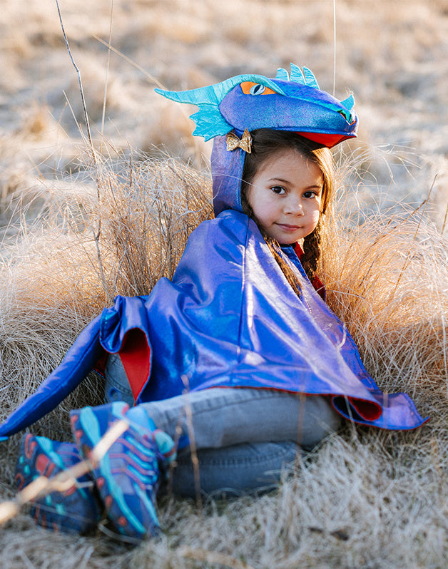 Iridescent dragon cape
