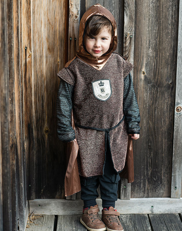 Tunique de chevalier avec cape