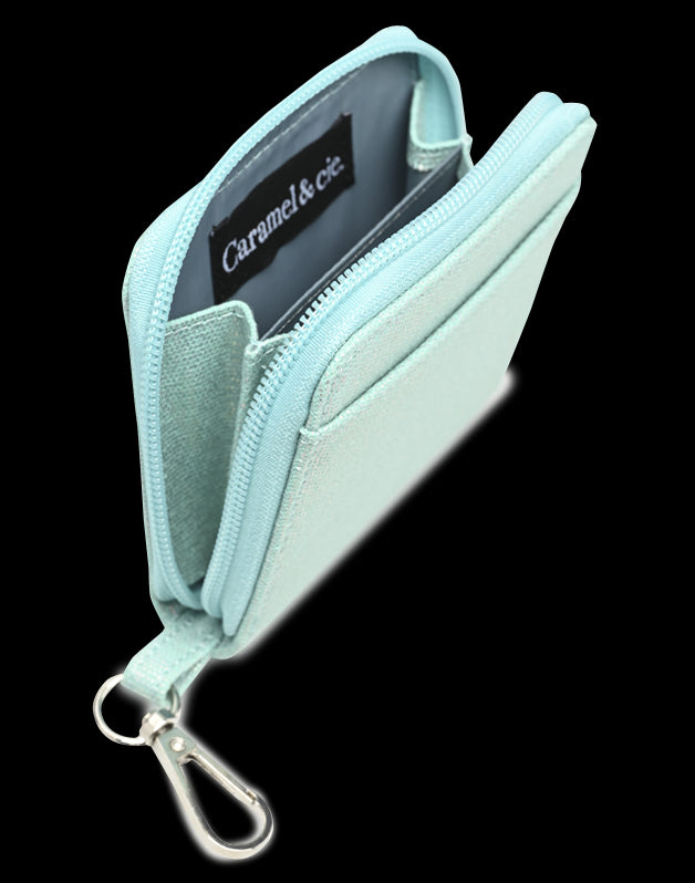 Porte-monnaie Irisé Bleu