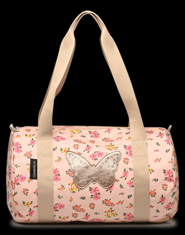 Sac polochon Liberty Butterfly rose