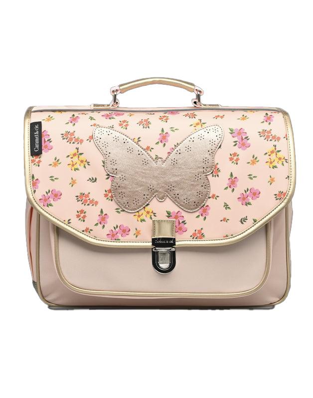 Cartable moyen Liberty Butterfly rose