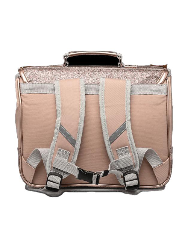 Petit cartable Froufrous Paillettes cuivre