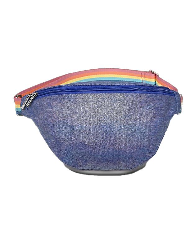 Sac banane femme irisé marine