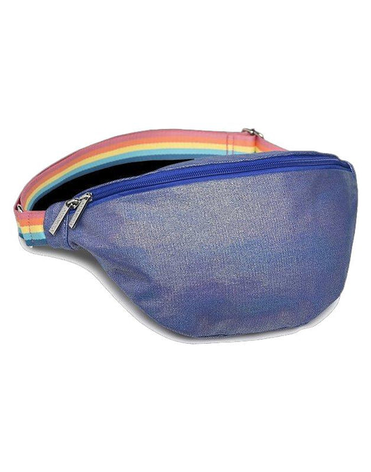 Sac banane femme irisé marine