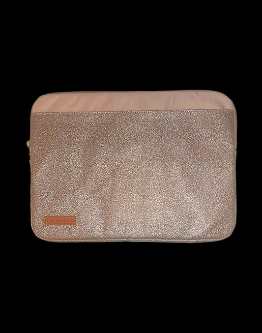 Housse d'ordinateur paillettes Cuivre