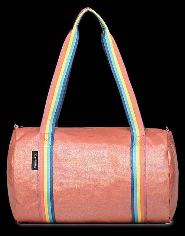 Sac Polochon Irisé Corail
