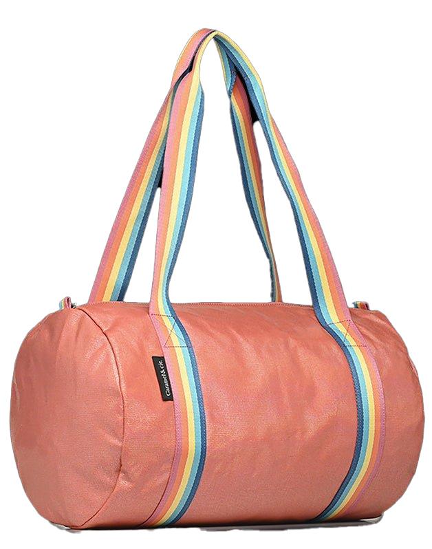 Sac Polochon Irisé Corail