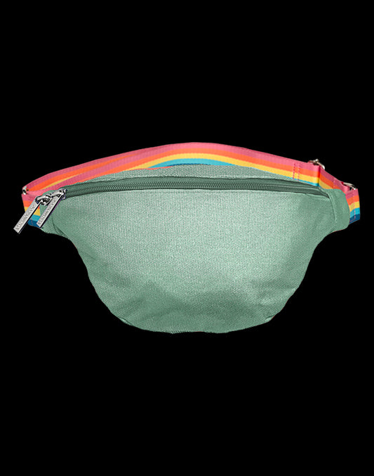 Sac banane femme Irisé vert
