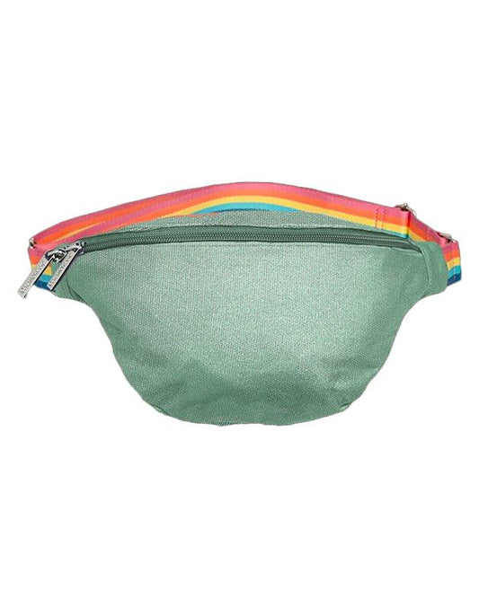 Sac banane femme Irisé vert