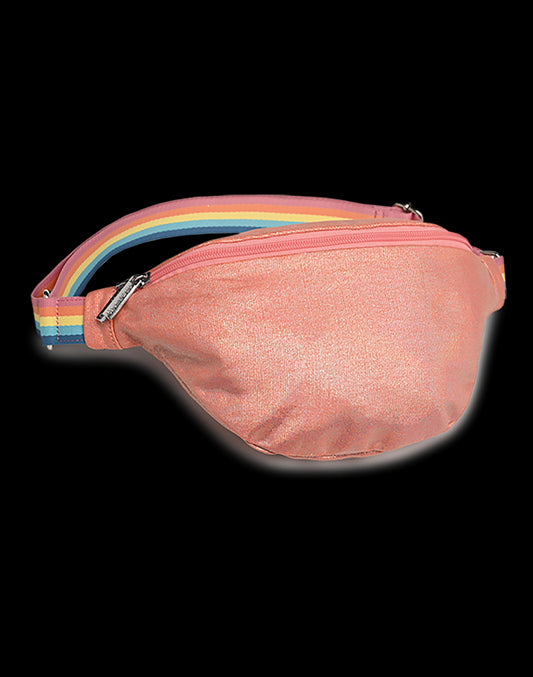 Sac banane femme Irisé Corail
