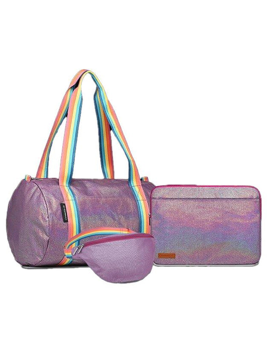 Set 3 sacs femme irisé Violet